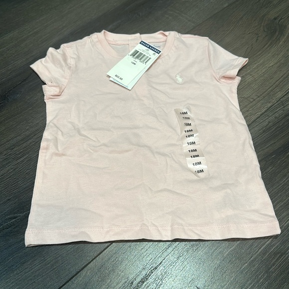 Ralph Lauren Pink TShirt - 18M - Picture 1 of 3